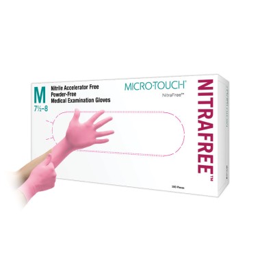 GANT D'EXAMEN MICRO-TOUCH NITRAFREE ROSE